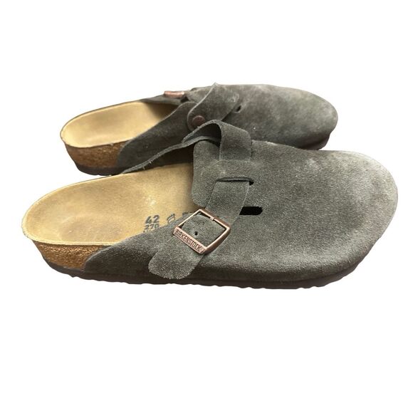 Birkenstock Boston Suede Leather Clogs - Picture 7 of 13